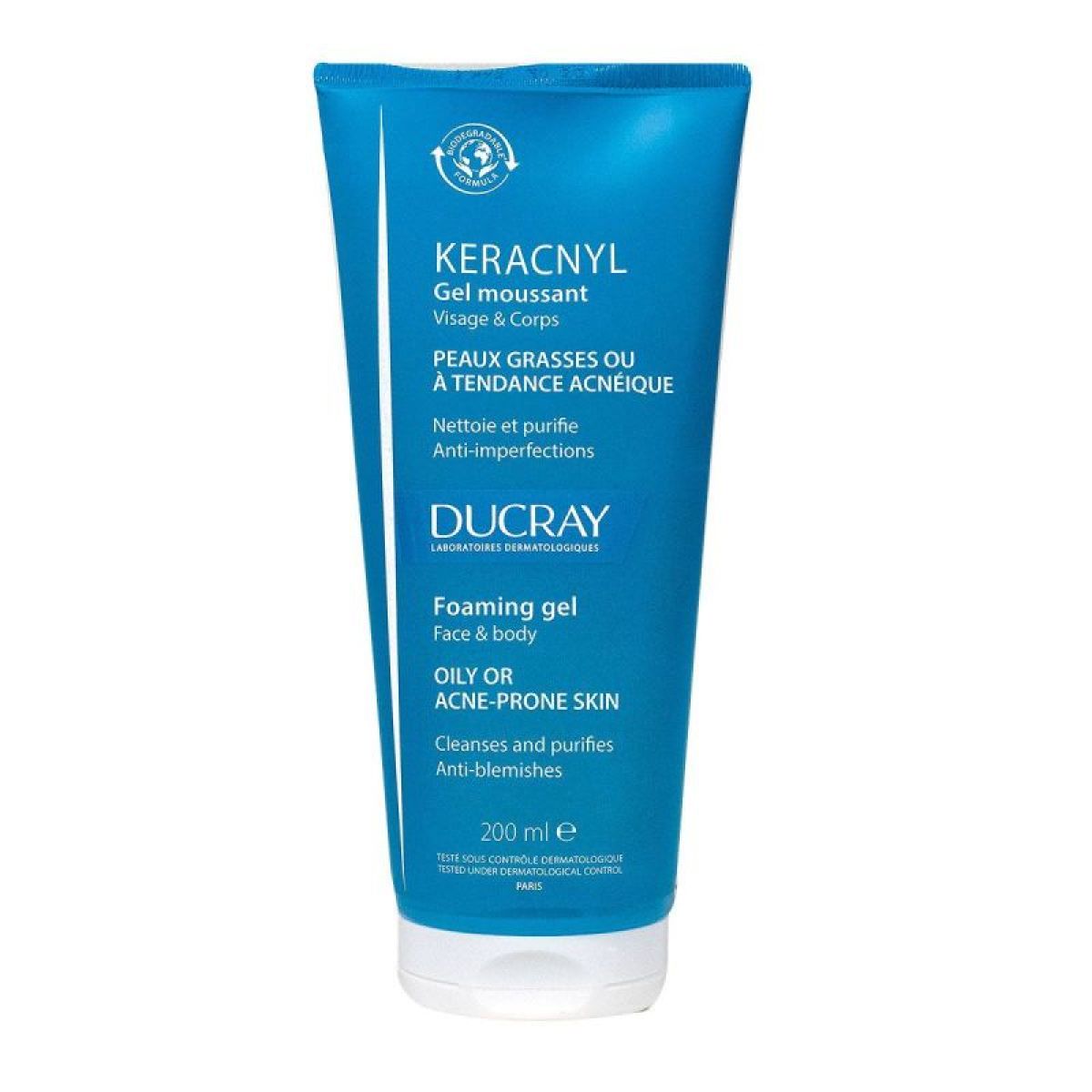 Ducray Keracnyl Gel Mous Tb200Ml1