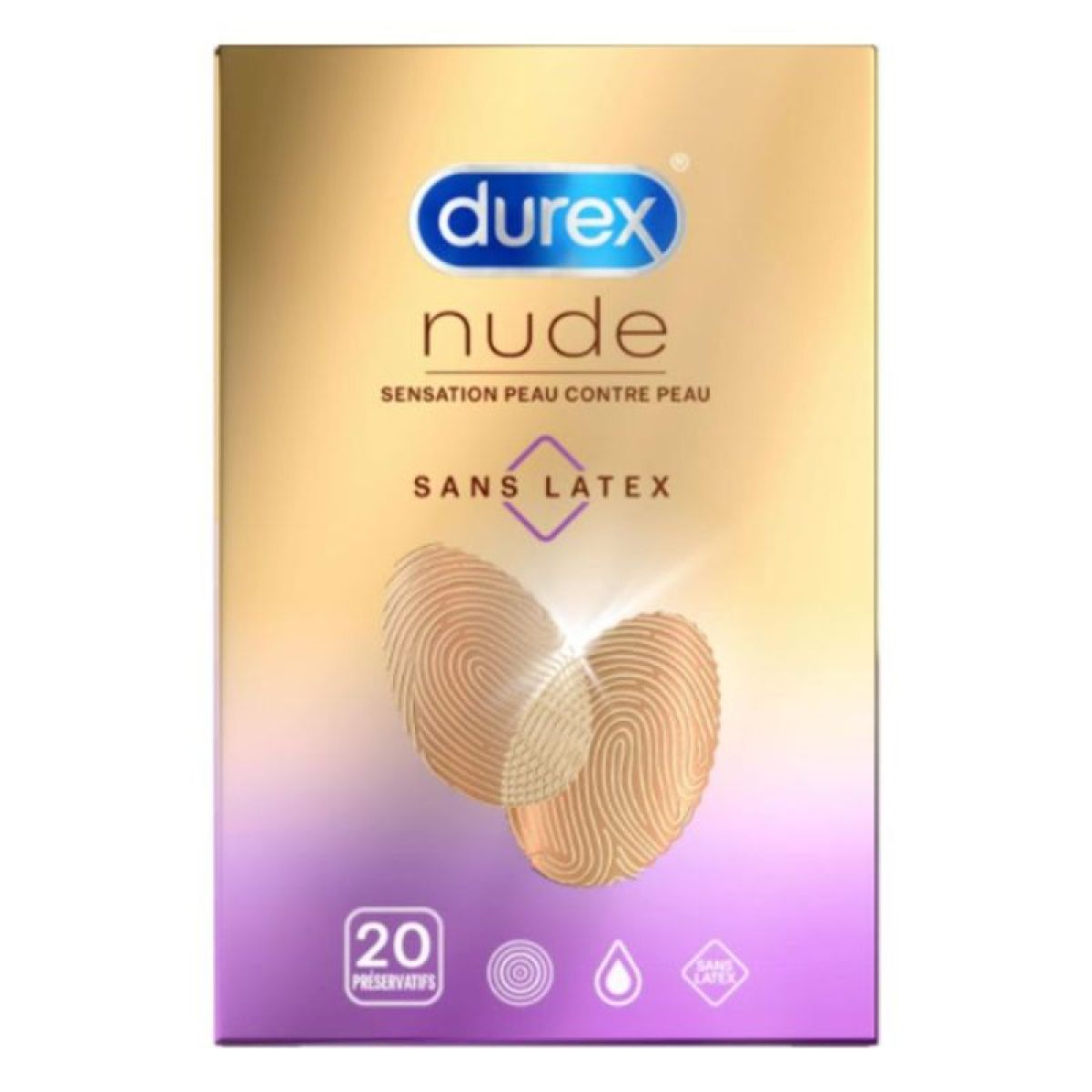 Durex Nude Sans Latex X20