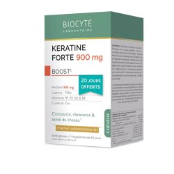Keratine Forte 120 gélules + shampooing 200ml offert