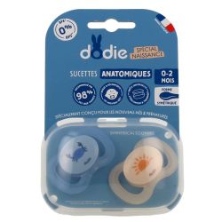 Dodie Sucet 0-2 Mois New Born Bleu N2