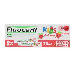 Fluocaril Dent Kids 0/6An Gel Frais2X50Ml