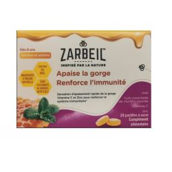 Zarbeil Gorge&Immunite Bt 24 Pastilles