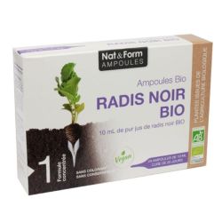 NAT&FORM AMPOULES RADIS NOIR BIO