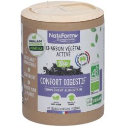 Nat&Form Charbon Vegetal Bio Gelu Veg120