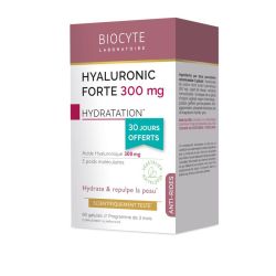 Hyaluronic Forte 300mg repulpe la peau 90 gélules