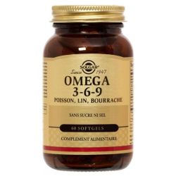 Solgar Omega3-6-9 Poisson Lin Bour60