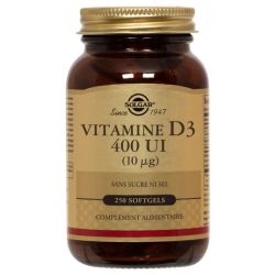 Solgar Vit D3 400 Ui Softgels Gm 250