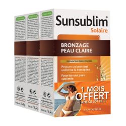 Sunsublim bronzage peau claire 3x28 capsules