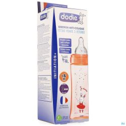 Dodie Bib 3 Init+ A/Col 330Ml +6M Rose D