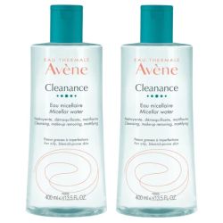 Avene Cleanance Eau Micellaire 2X400Ml