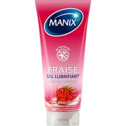 Manix Gel Lubrifiant Intime Fraise 80Ml