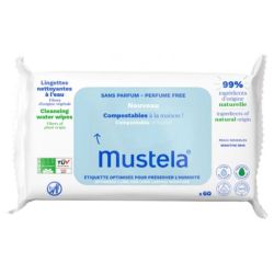 Mustela Lingettes Nett Compost S/Parf 60