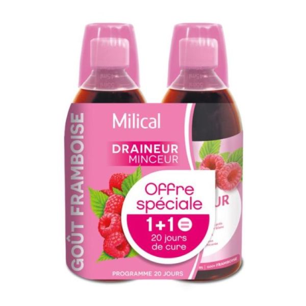 Milical Draineur Framboise Lot 2