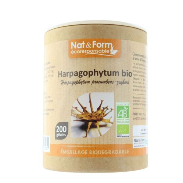 NAT&FORM HARRPAGOPHYTUM BIO GEL VEG200ECO