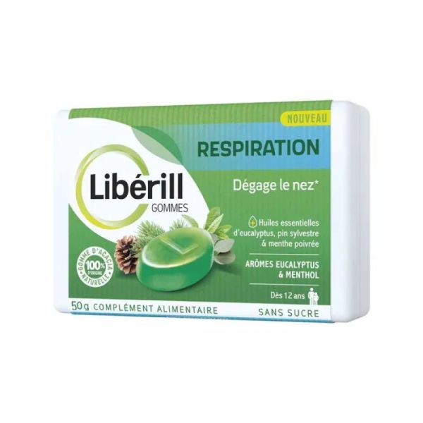 Liberill Respiration Gommes Bt 50G