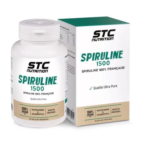 Sct Nut Spiruline 1500 90 Gelules