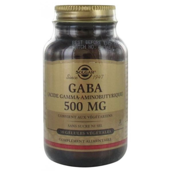 Solgar Gaba 500 Mg Gelu Veg 50