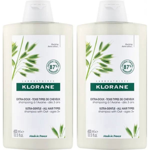 Klorane Shp Avoin 2X400Ml