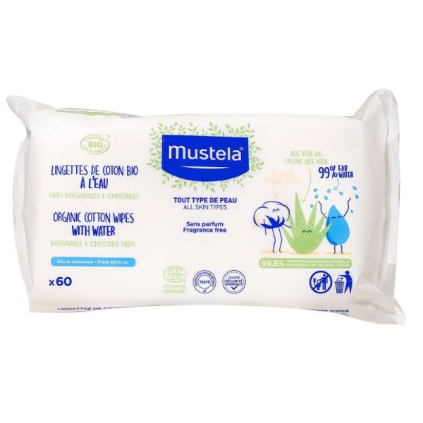 Mustela Lingettes A L'eau X60