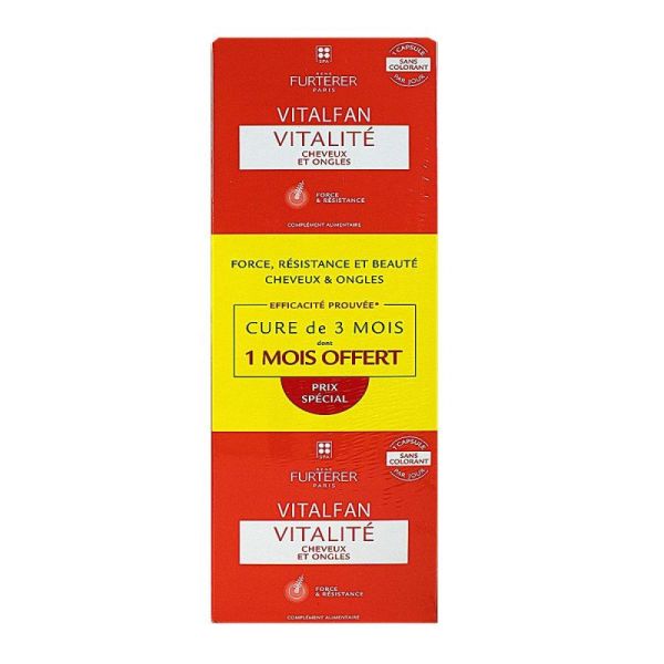 Vitalfan vitalité cheveux & ongles 3x30 capsules