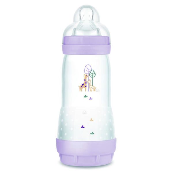 Mam Bib Easy Start A-C T3 320Ml Lilas