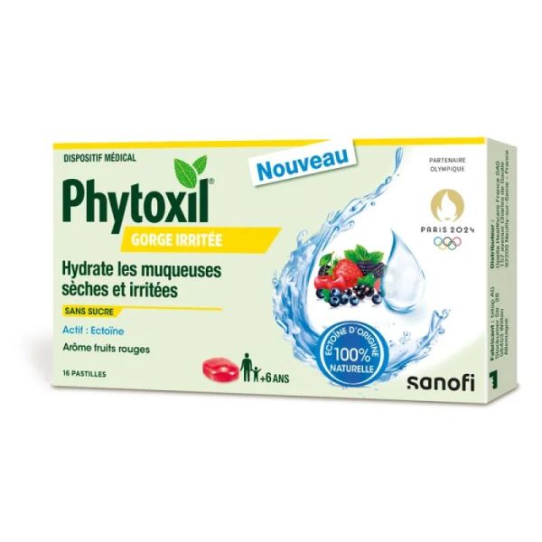 Phytoxil Mal De Gorge Fruits Rouge 16