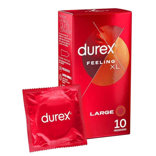 Durex Sensation Feeling Xl Bt10