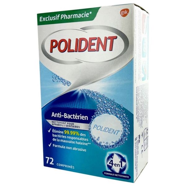 Polident A-Bac Cpr Effv Bt72