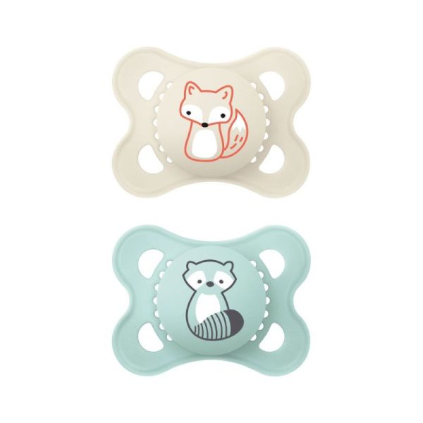 MAM SUCET NATURE MOTIF 2-6MOIS SILICONE