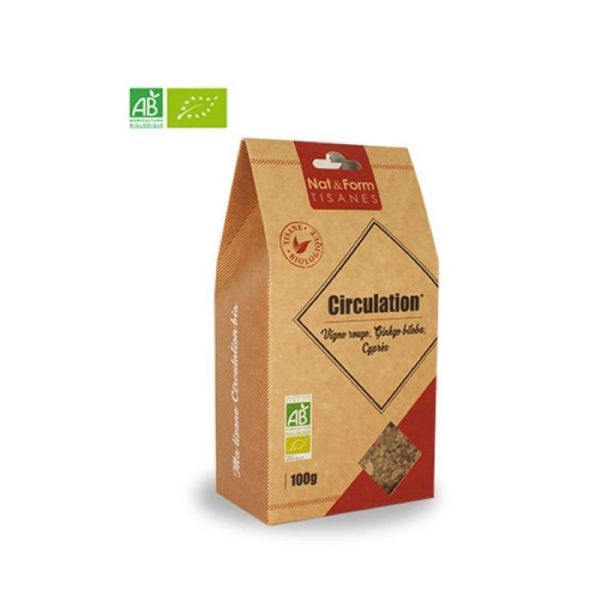 NAT&FORM TISANE CIRCULATION BIO 100G