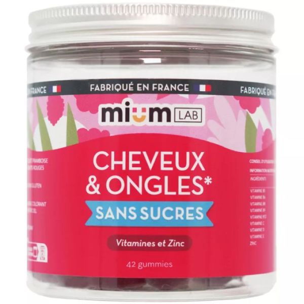 Mium Lab Gummies Cheveu/Ongl S/Sucre 42