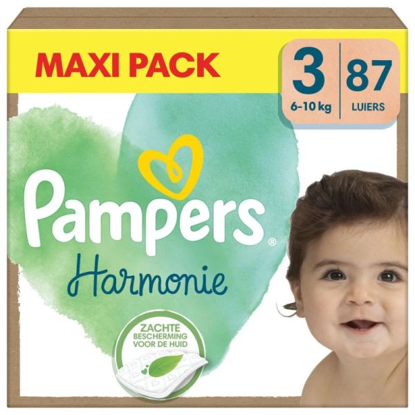 Pampers Harmonie Maxi Pack T3 6-10Kg 87