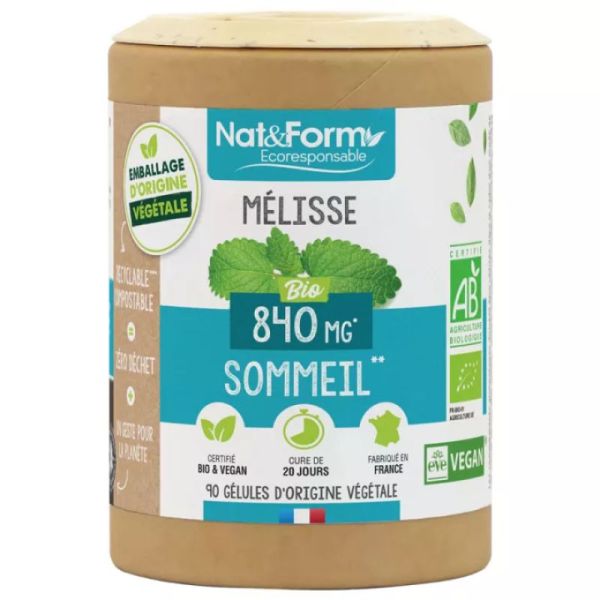 Nat&Form Melisse Bio Gelu Veg 200 Eco