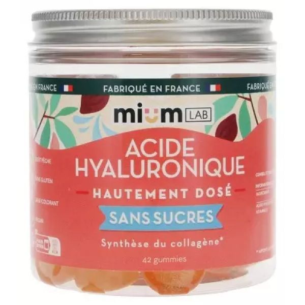 Mium Lab Gummies Acide Hyalu S/Sucre 42