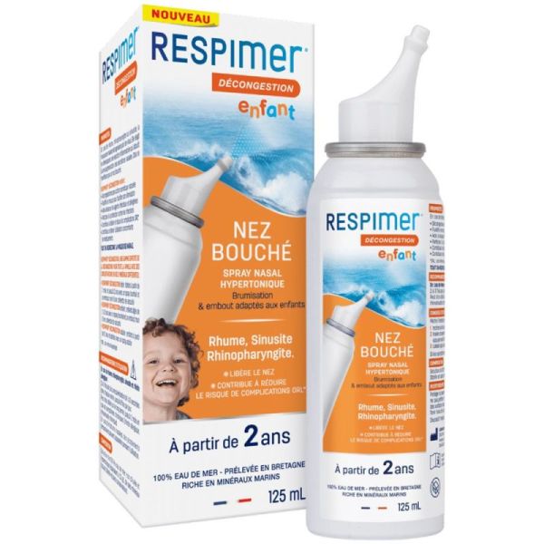 RESPIMER SPR NASAL HYPERTONIQUE ENF 125ML