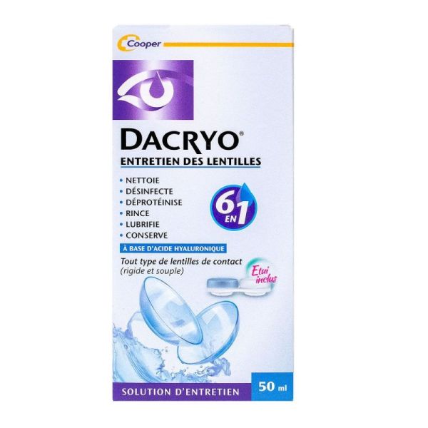 Dacryo entretien des lentilles 6en1 360ml