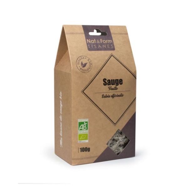 NAT&FORM TISANE SAUGE F BIO 100G