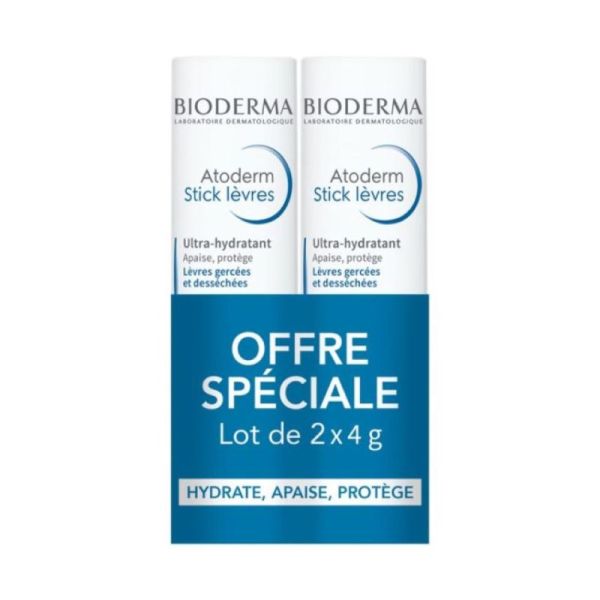 Bioderma Atoderm Sticks Levres 2X4G