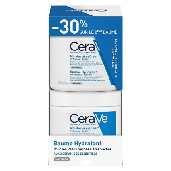 Cerave Baume Hydratant 2X454Ml