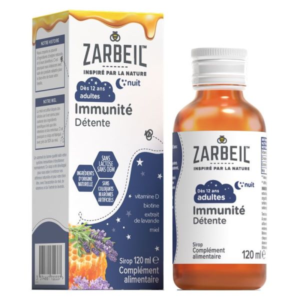 Zarbeil Sirop Pour L'immunite Nuit 120Ml