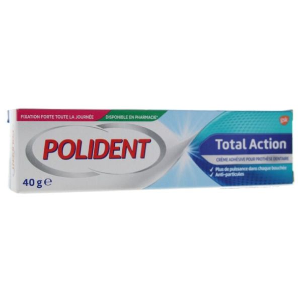 Polident Fixation Total Action 3D 40G