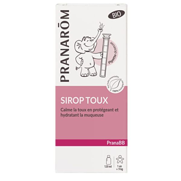 Pranarom Pranabb Sirop Toux Bio 120Ml