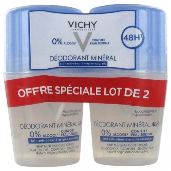 Vichy Deo Bille 48H 50Mlx2