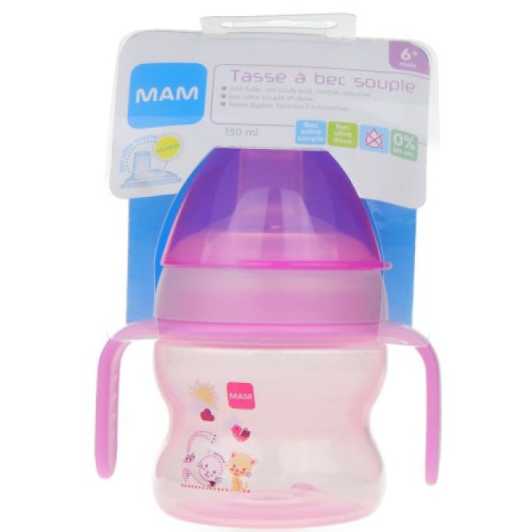 Mam Tasse Bec Souple Fille 2Age 150Ml