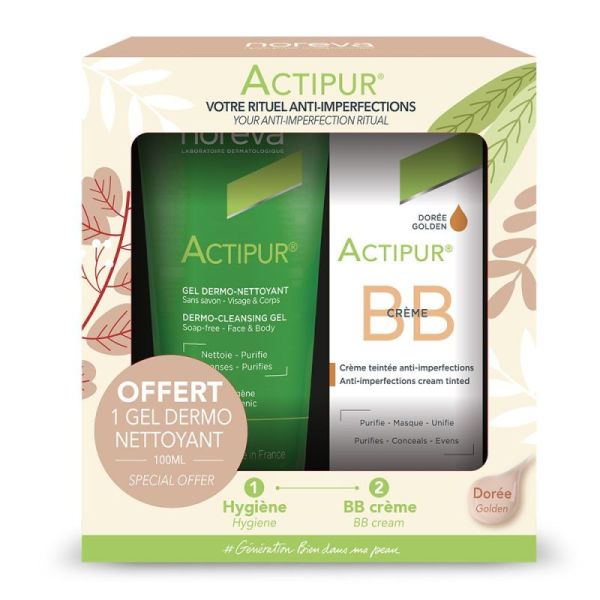 Noreva Actipur Bb Cr Doree 30Ml+Gel Mous