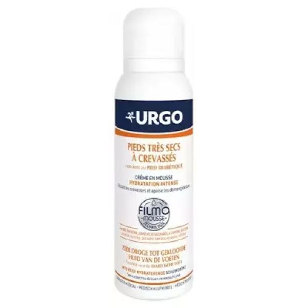 Urgo Filmomousse Pieds Tr Secs/Crev 125Ml