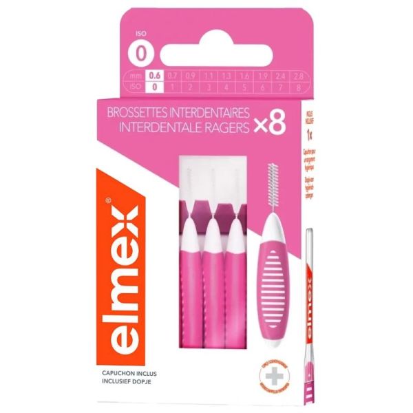 Elmex Brossettes Interdentaires 0,6Mm 8