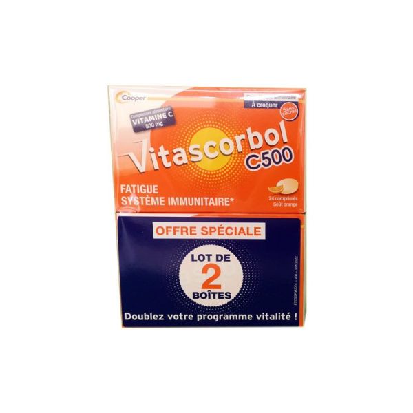 Vitascorbol C 500 Cpr Tb24 *2 Lot 2