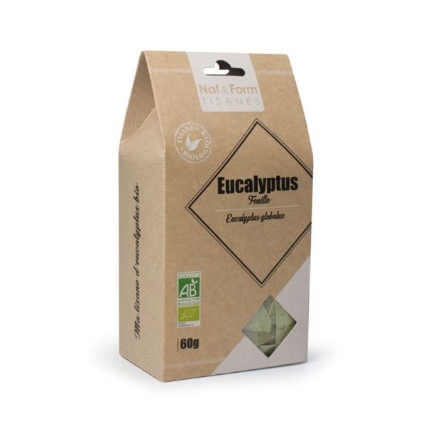 NAT&FORM TISANE EUCALYPT GLOB FEU BIO 60G