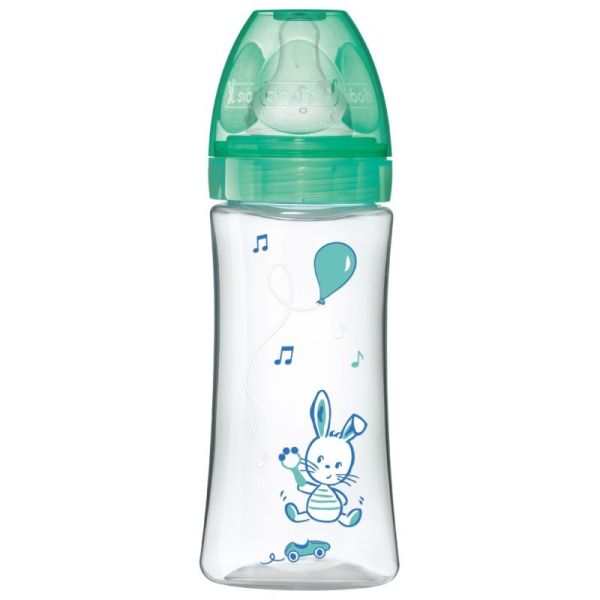 Dodie Bib 3 Init+ A/Col 330Ml +6M Vert V